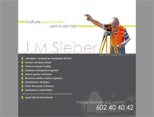 Tablet Screenshot of jmsieber.cz